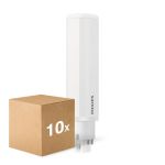 Voordeelpak 10x Philips CorePro PL-C LED 6.5W 700lm - 830 Warm Wit | 4-Pin - Vervangt 18W