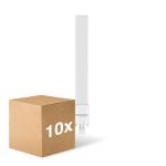 Voordeelpak 10x Noxion Lucent PL-S LED 6W - 830 Warm Wit | 2-Pin - Vervangt 11W