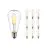 Voordeelpak 10x Noxion Lucent LEDbulb E27 ST64 Edison filament Helder 4W - 827 Zeer Warm Wit | Vervangt 40W 