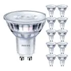 Voordeelpak 10x Philips Corepro LED Spot GU10 PAR16 4.9W 485lm 36D - 840 Koel Wit | Vervangt 65W