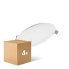 Voordeelpak 4x Ledvance LED Downlight Slim Rond DN155 12W 1020lm 120D - 830 Warm Wit | 169mm 