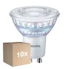 Voordeelpak 10x Philips MASTER Value LED Spot GU10 PAR16 5.5W 575lm 36D - 927 Zeer Warm Wit | Beste Kleurweergave - Dimbaar - Vervangt 80W